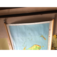 Vintage schoolplaat van Australie